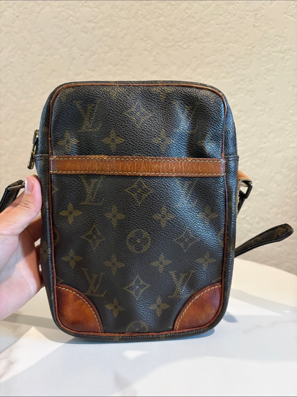 Sold Louis Vuitton Danube Mini Brown Monogram LV Crossbody Bag - Picture 2 of 14